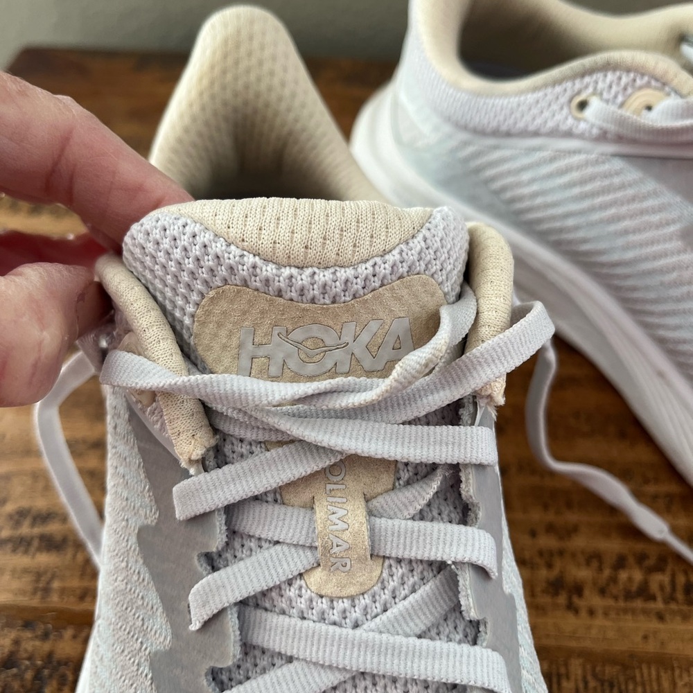 Hoka Women's Light Gray Athletic Shoes - Picture 4 of 6